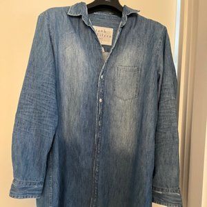 Frank & Eileen "Mary " Denim Classic Shirtdress - Size Large